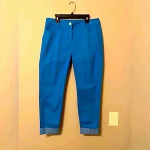 ST. John Blue Mid-Rise Skinny Leg Cropped Jeans USA
Size 6